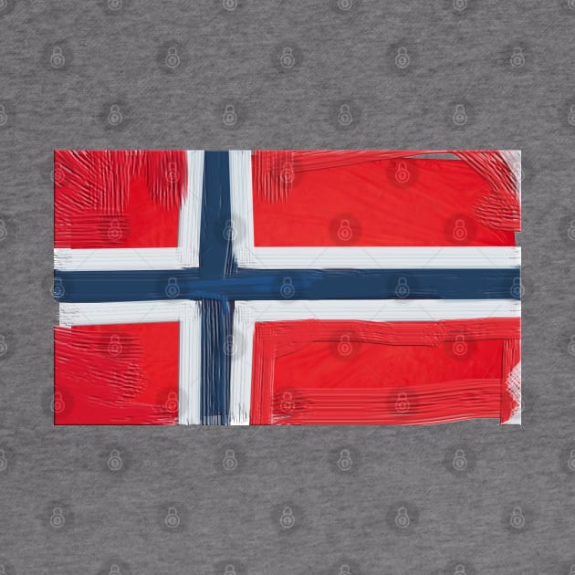 Norwegian Flag by Dojaja